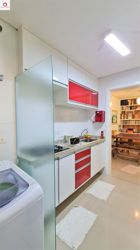 Imagem 9 de 11 de Apartamento À Venda - Praia Das Pitangueiras - 1 Suíte - Sala Para 2 Ambientes - Varanda Gourmet - Mobiliado - 2 Vagas - Prédio Novo - Lazer - Ap05706 - 69224563