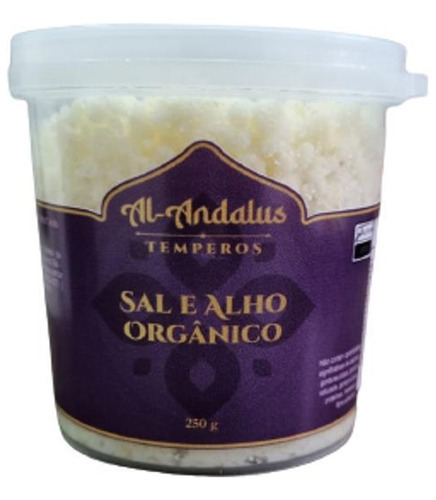 Kit 3x: Sal Com Alho Orgânico Al Andalus 250g