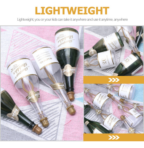 Navidad Botella Con Forma De Varita De Burbujas Para Boda,