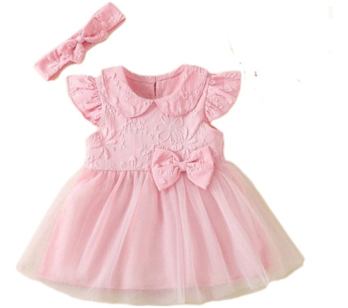  Vestido De Bebe Para Fiesta #10 Talle 6-9 Meses