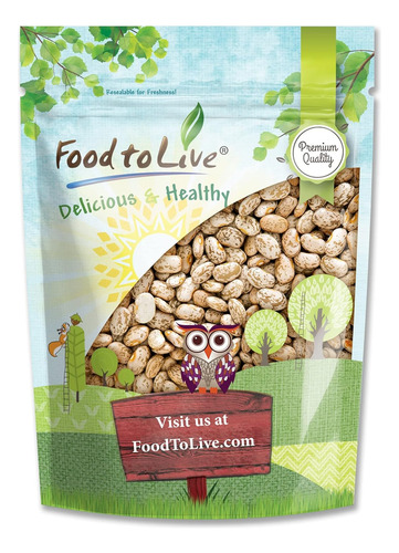 Food To Live Frijoles Pinto, Veganos, 454 G