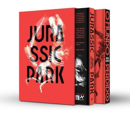 Box Jurassic Park - Edição Capa Dura, De Crichton, Michael. Editora Aleph, Capa Mole Em Português