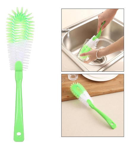 2 Cepillo De Limpieza Para Recipientes, Juego 2 Piezas