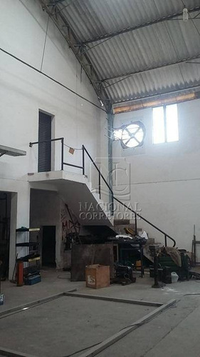 Galpão Para Alugar, 460 M² Por R$ 6.000,00/mês - Vila Sacadura Cabral - Santo André/sp - Ga0489