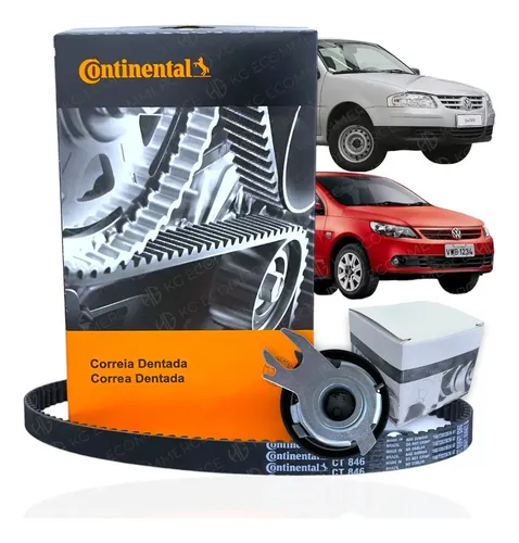 Kit Correia Dentada + Tensor Original Vw Gol G3 G4 G5 G6 1.0 | Frete grátis