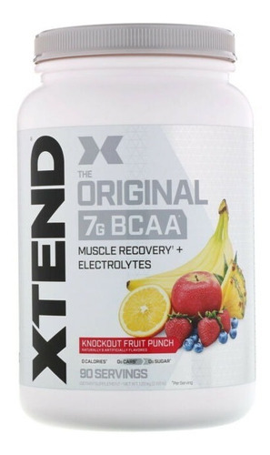 Xtend Bcaa Ponche De Frutas 1.22 Kg 90 Serv. Scivation. Sabor Ponche De Frutas