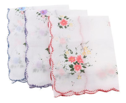 5 X 3 Pañuelos De De Flores Para Mujer Hanky Pocket