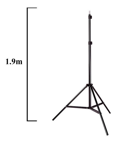 Kit De Iluminacion Softbox 50x70+tripode De1.90 Socket X4