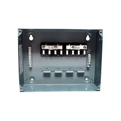 Centro De Carga Qod8f 8p 100a 240vca 1f, 3h Ne Empotrar Color Gris