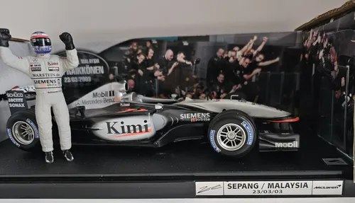 Miniatura F1 Kimi Raikkonen Mclaren Mp4-17 2003 1:18 #senna