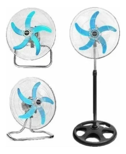 Ventilador 3 En 1 Star Trak Stp31-18 Turbo 5 Palas Metal 18