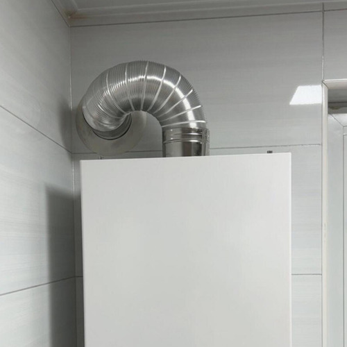 Calentador De Agua Con Chimenea En Forma De Codo, Escape Ext