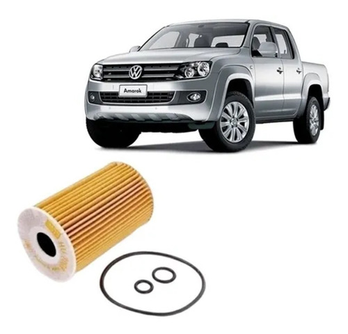 Filtro Oleo Refil Motor Amarok Tdi 2.0 2010 Em Diante