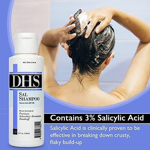 Dhs Sal Shampoo 4 Oz, Pacote Com 1
