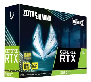 Tarjeta De Video Zotac Geforce Rtx 3060 Ti 8 Gb Twin Edge