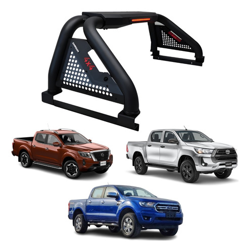 Roll Bar Batea Np300 Hilux Ranger 2016 A 2023 Luz De Freno