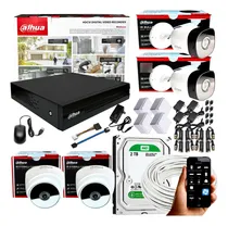 Comprar Cctv Kit 5mp Dahua Dvr 4ch + 4 Cámaras Seguridad 5mp + D 2tb