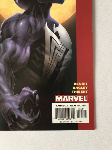 Ultimate Spiderman #35 1st App Ultimate Venom Marvel Comics (Usado)