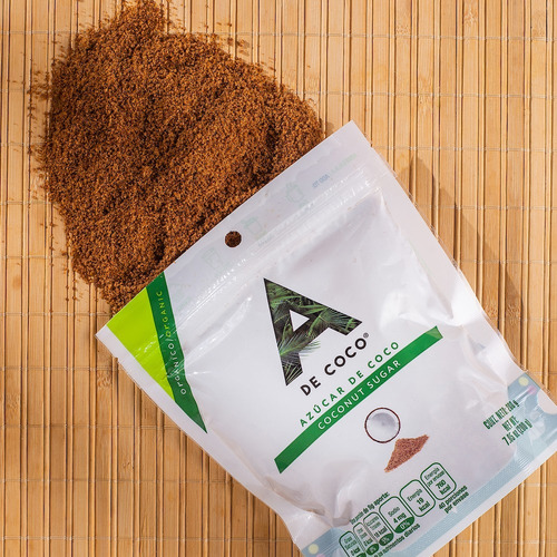 Azúcar De Coco Orgánica 200 Gr A De Coco Caja 20 Pzs Kosher