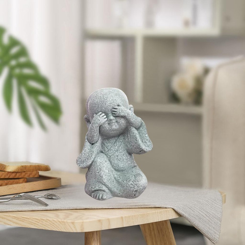 Monk Fengshui Figurine Novedad Mini A-no Ver Tipo Tipo