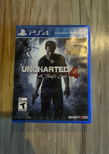 Juego Fisico Ps4 Uncharted 4 Excelentes Condiciones Original