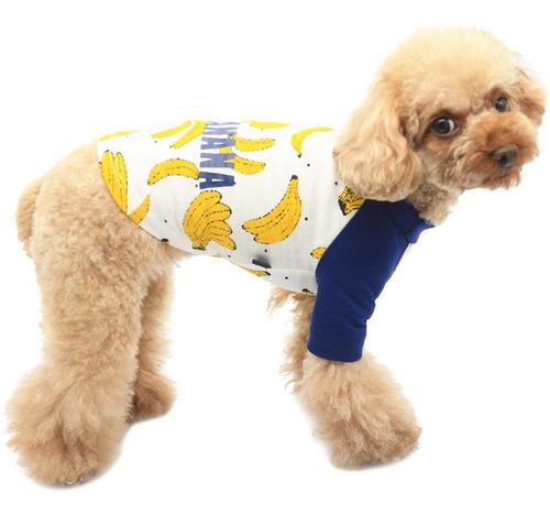  Dog Tracksuit Banana Pet Boy Puppy Tshirt Warm Jumpers...