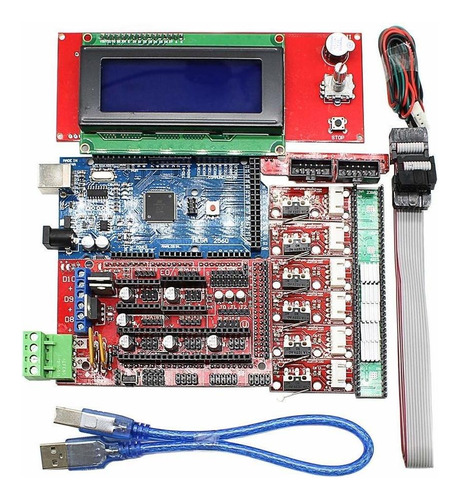 Kit De Impresora 3d Cnc Eiechip® Para Arduino Mega 2560 R3 