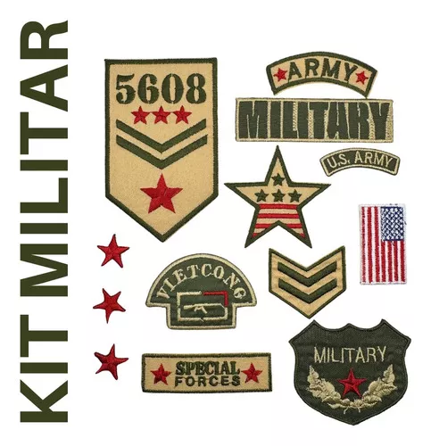 Kit Aplique Militar