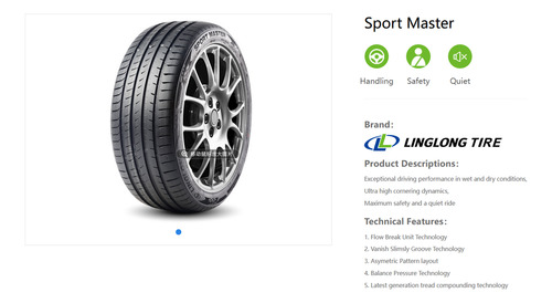 Neumaticos Rodado 17 215/50r17 95y Sport Master Linglong