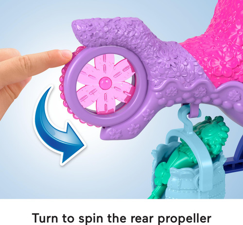 Helicóptero De Juguete Fisher-price Imaginext Dreamworks Tro