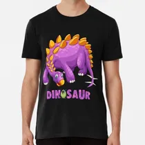 Comprar Remera Diseño De Dibujos Animados De Dinosaurios Algodon Pre