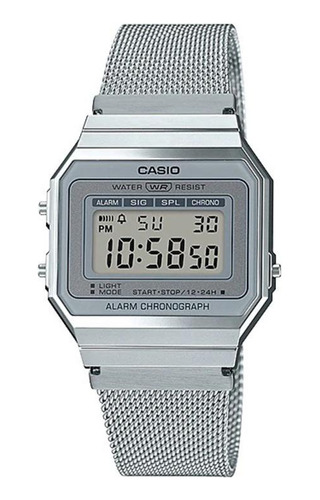 Relógio Casio Vintage A700wm-7adf Digital Unissex 30m