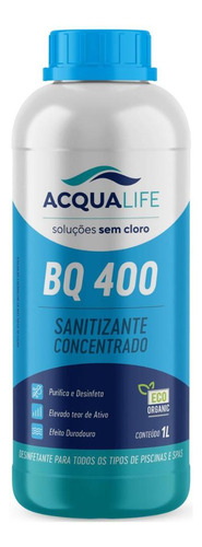 Sanetizante/bactericida Bq400 C/ Oxi Ts E Clarificante Gel