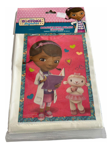 25 Bolsitas Dulceras Doctora Juguetes D Mcstuffins Fiesta Gm