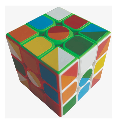 Cubo Mágico Moyu Meilong 3x3 Isósceles Crazy Colored