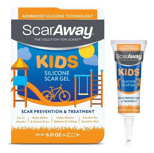 Scaraway Kids .21oz Gel De Silicona Para Niños Cg Momento De Aplicación Día/noche Tipo De Piel Todo Tipo De Piel