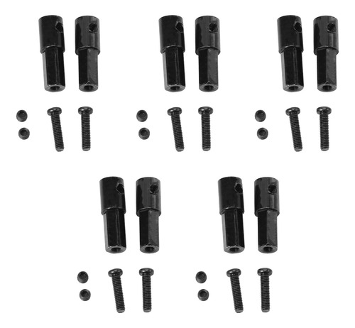 10 Accesorios De Adaptador De Eje Trasero De Metal Para Wpl