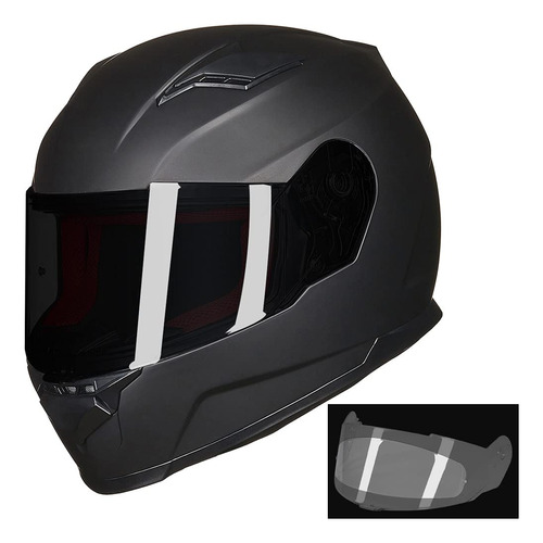 Ilm - Casco De Cara Completa Para Motocicleta, Motocross, Re