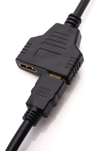 Adaptador Hdmi 1080p Macho A 2 Hembra Double Output