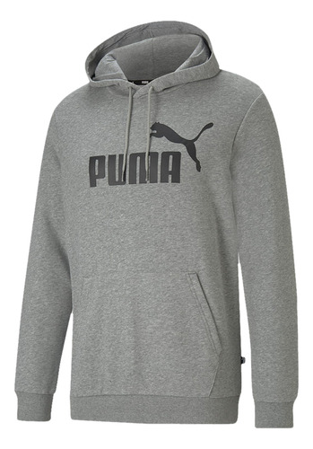 Buzo Puma Essential Big Logo Hombre-gris