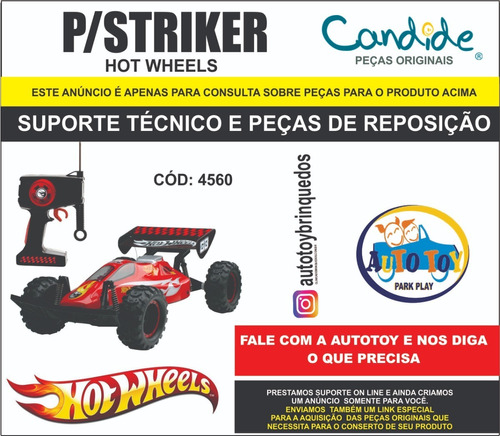 Striker  4560 - Hot Wheels - Consulta Para Peças