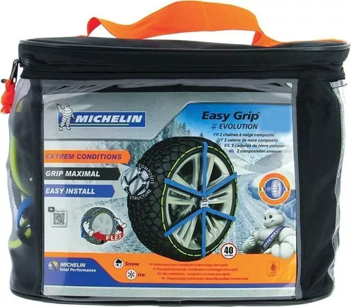 col china Resonar difícil Kit Cadenas Nieve Hielo Tela Textil Michelin Easy Grip Evo