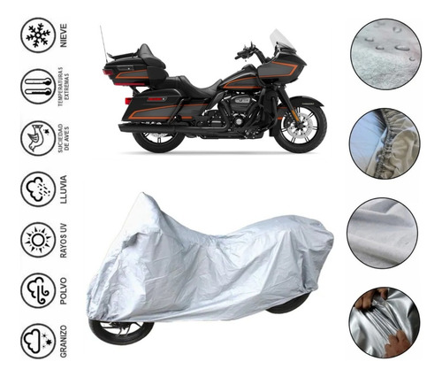 Lona Afelpada Moto Para Harley Davidson Road Glide Limited