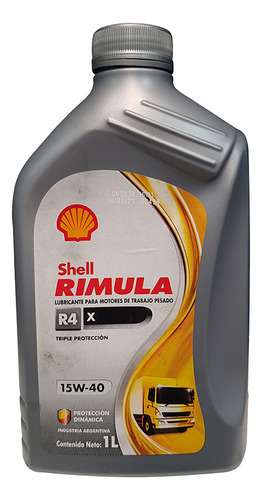 Aceite Mineral Shell Rimula R4 15w40 X1l