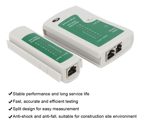 Testador De Cabo Yg468 Multifuncional Rj45+rj11, Rápido E Pr