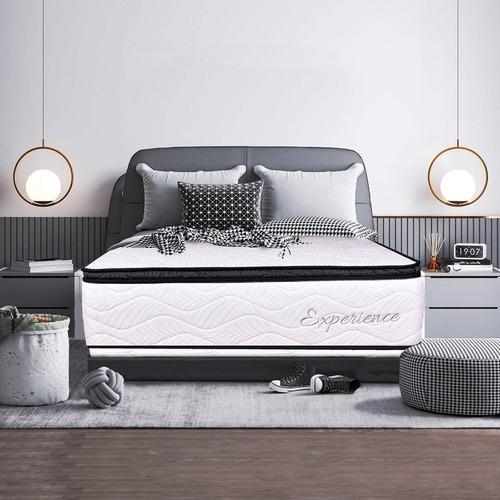 Imagen 2 de 5 de Combo Colchón Romance Relax Experience King + Base Cama Divi
