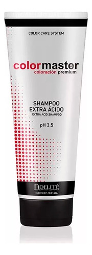 Fidelite Colormaster Shampoo Extra Acido Ph 3,5 230 Ml 