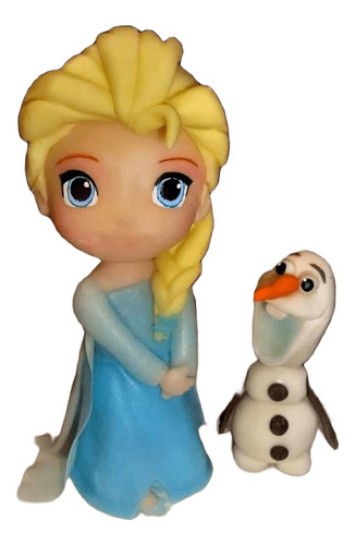 Adorno De Torta Princesas Disney Estilo Chibi