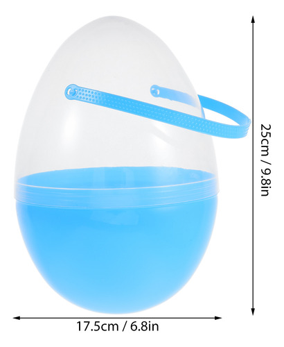 Huevo De Pascua Grande, Plástico, Rellenable, Huevo De Pascu