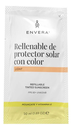 Rellenable De Protector Solar Facial Con Color Light